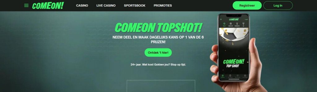 ComeOn! Casino TopShot inlog