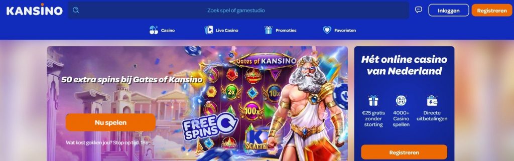 Kansino Gates of Kansino inlog