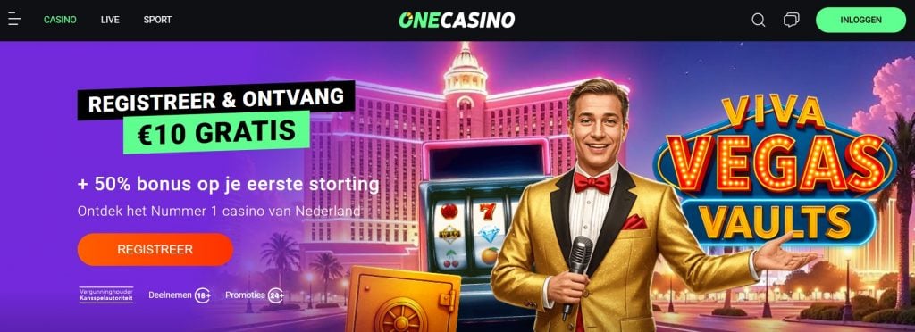 OneCasino Viva Vegas Vaults inlog