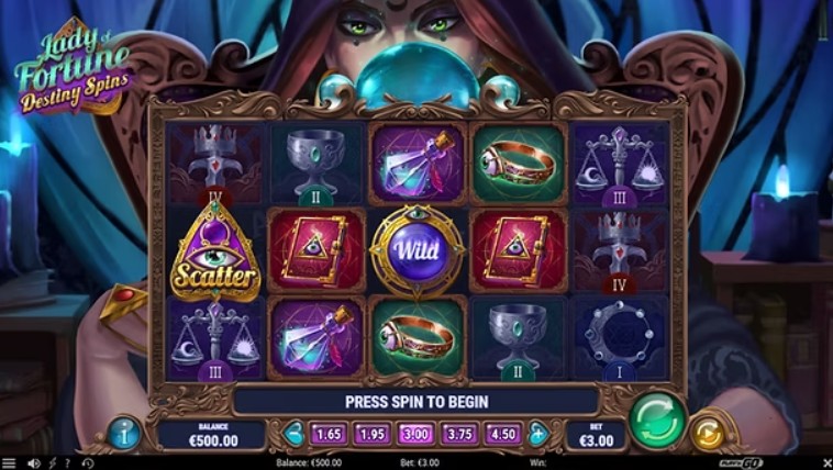 Circus Casino Lady of Fortune Destiny Spins demo slot
