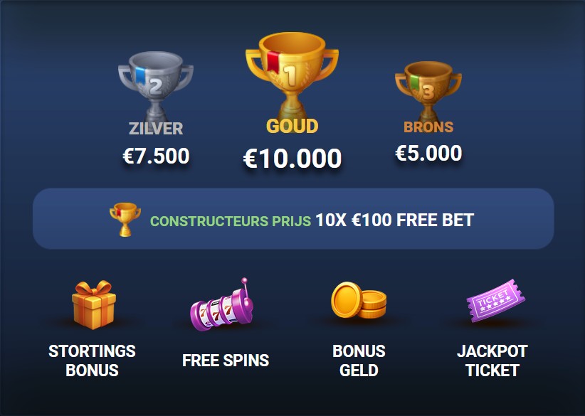 GrandPrix OneCasino prijzen