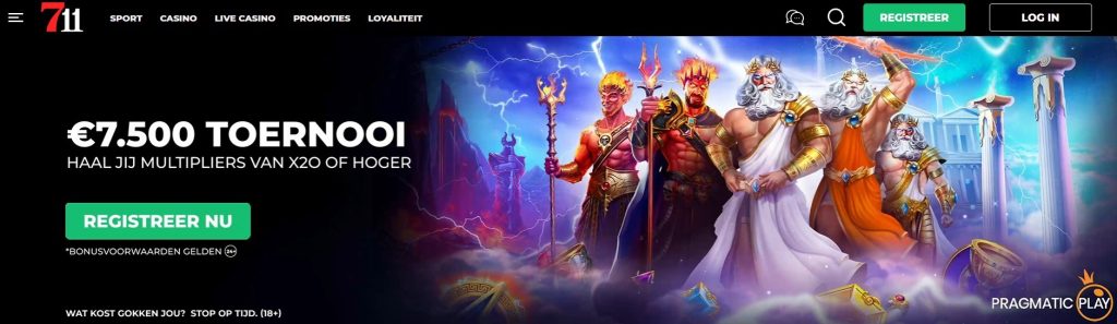 711 Casino €7.500 Toernooi inlog