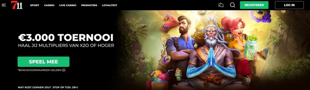 711 Casino Relax Gaming Toernooi inlog