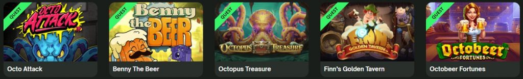 ComeOn! Casino Octo-Beer Feast Quest spellen