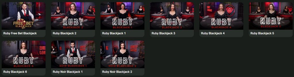 ComeOn! Casino Ruby Blackjack Toernooi spellen