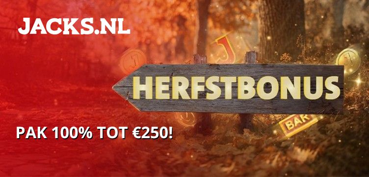 Jacks.nl Herfstbonus nieuws