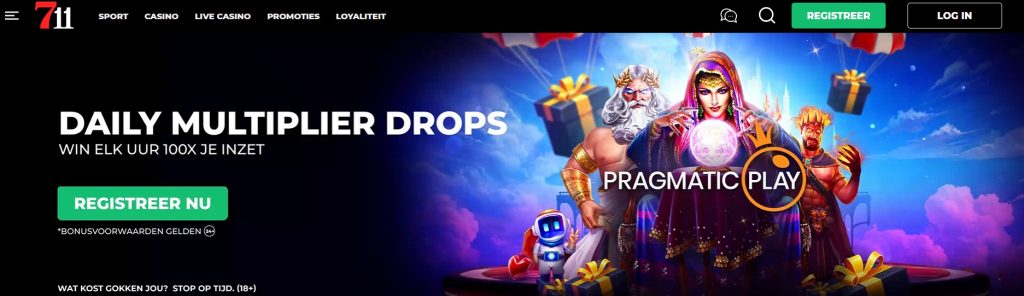 711 Casino Daily Multiplier Drops inlog