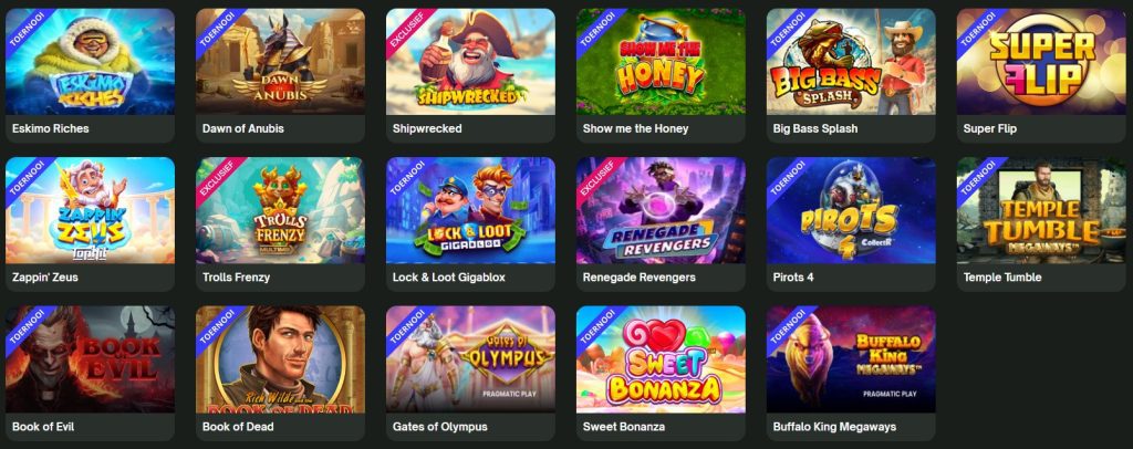 ComeOn! Casino All Stars Toernooi spellen
