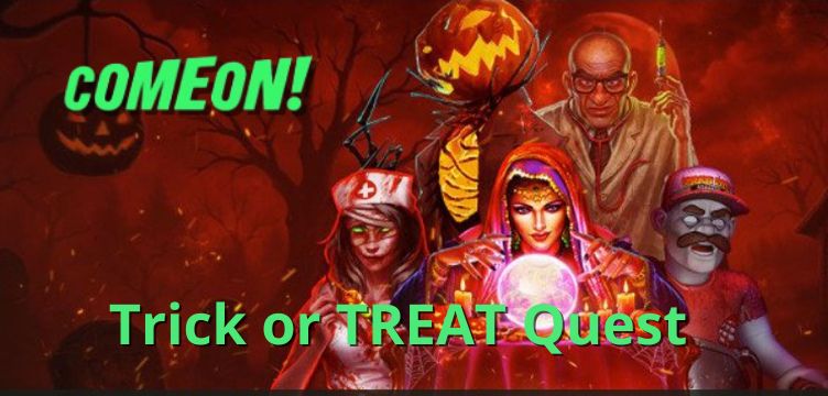 ComeOn! Casino Trick or TREAT Quest nieuws
