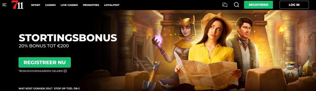 711 Casino Stortingsbonus November inlog