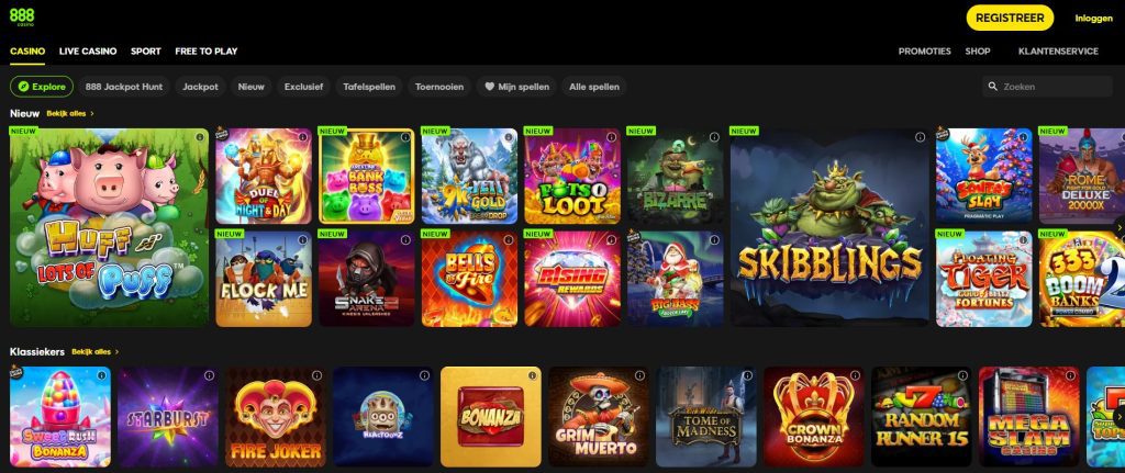 888 Casino casino spellen