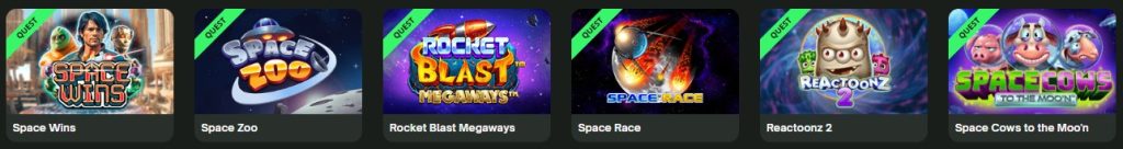 ComeOn! Casino Cosmic Invaders Quest spellen