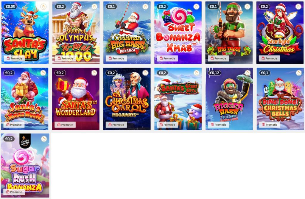 Jacks.nl Sweet Holiday Chase spellen