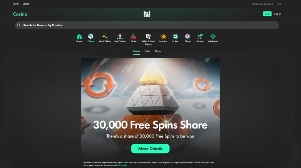 bet365 Free Spins Share inlog