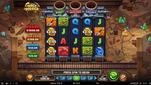 Circus Casino Play'n GO Mole Digger slot