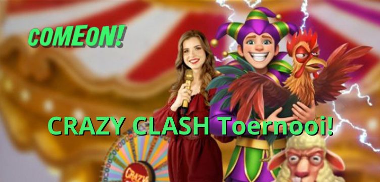ComeOn! Casino Crazy Clash Toernooi nieuws