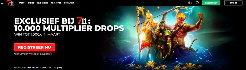 711 Casino 711 Multiplier Drops inlog