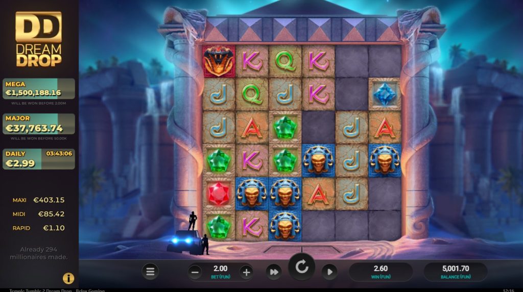 Circus Casino Temple Tumble 2 Dream Drop slot